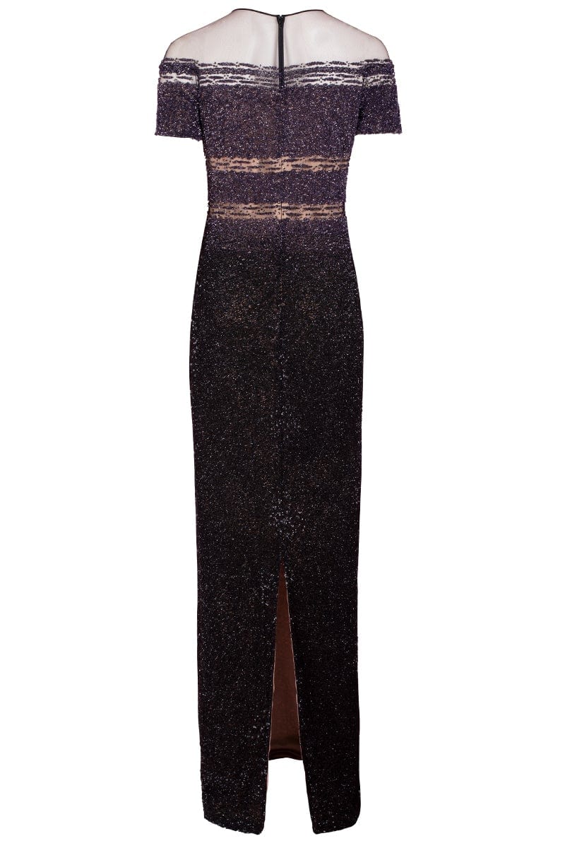 Signature Sequin Gown - Silver Black - Image 3