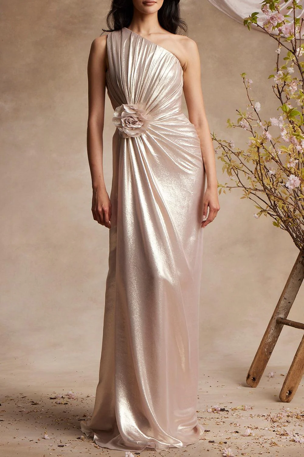 Sleeveless Drape Gown - Image 2