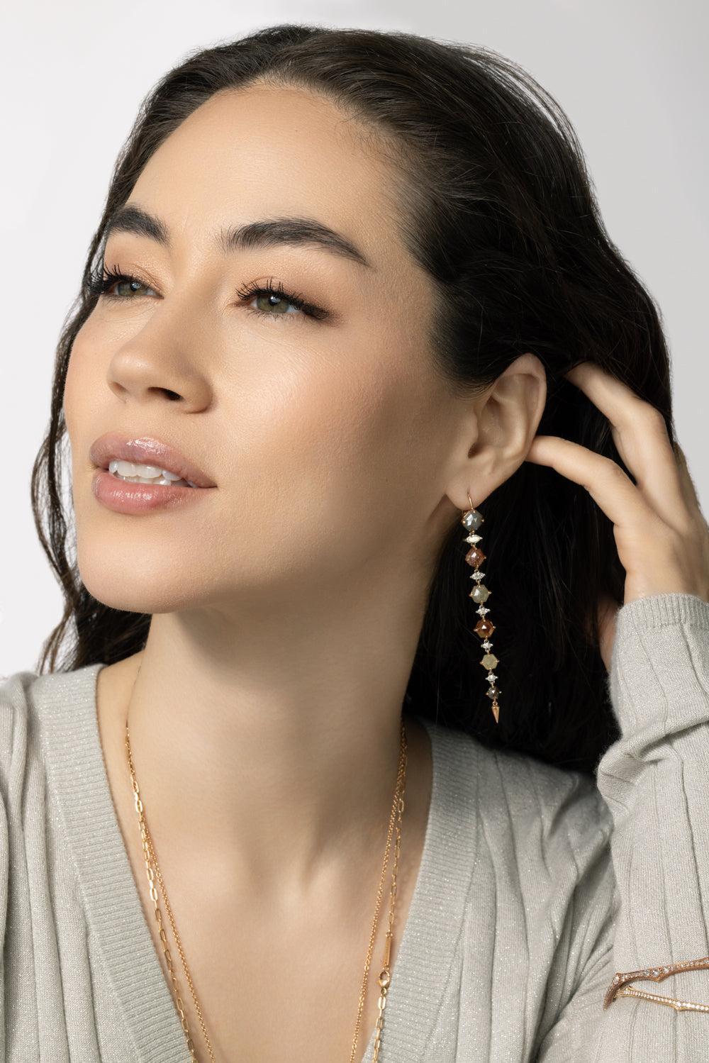Diamond Ecclesia Earrings - Image 3
