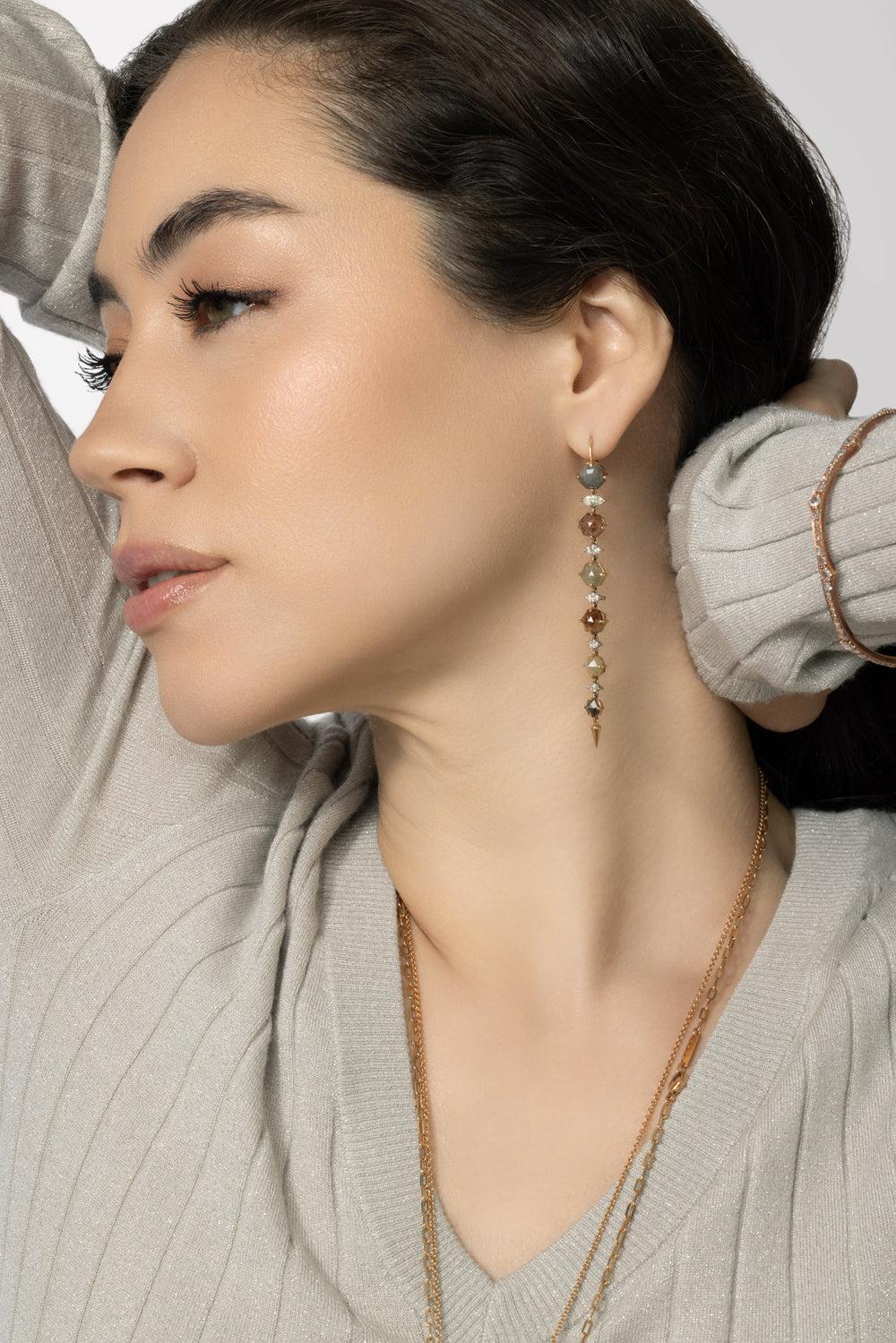 Diamond Ecclesia Earrings - Image 4