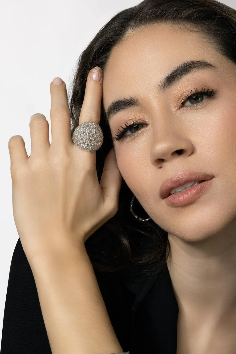 Domed Diamond Ecclesia Ring - Image 9