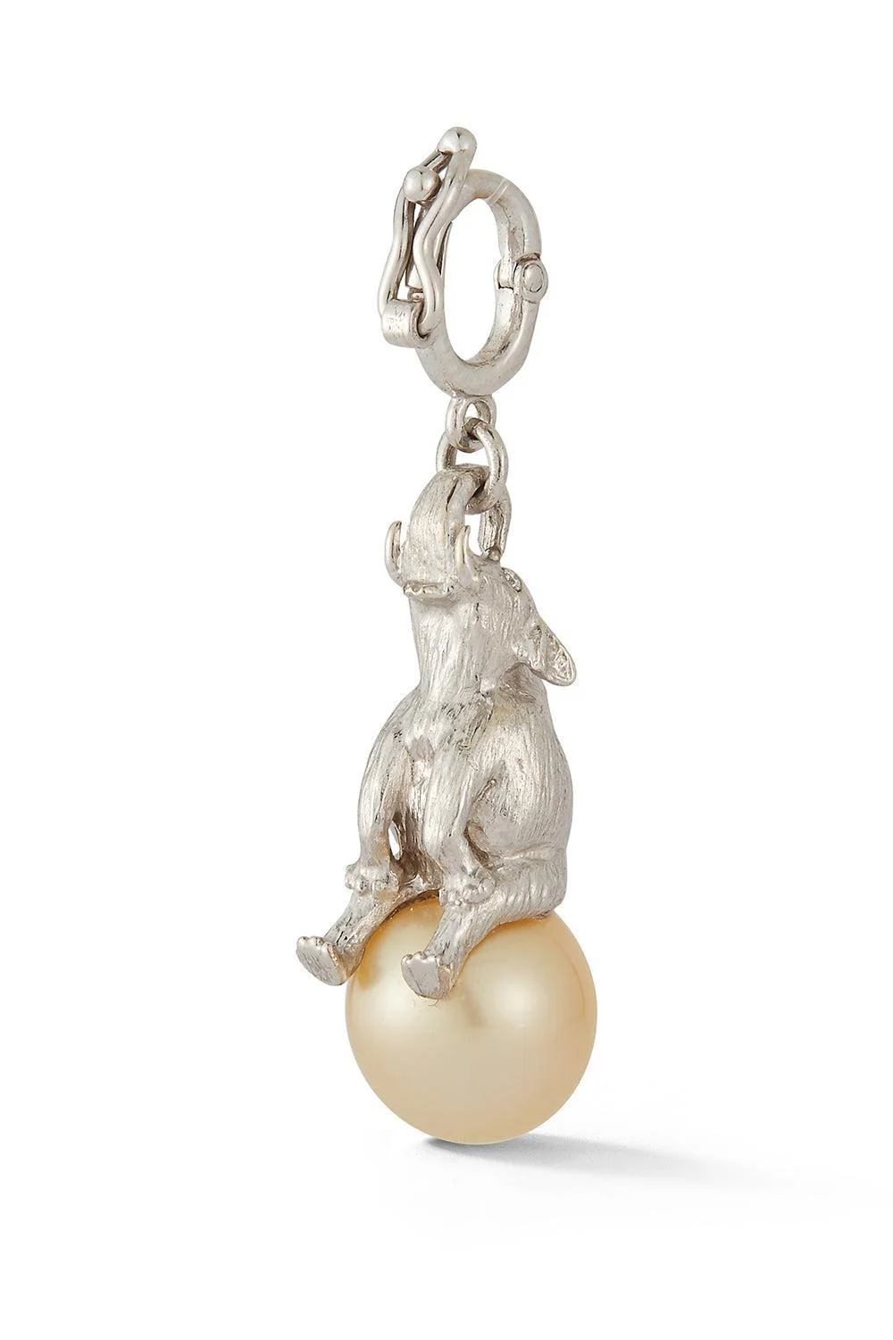 Elephant Hanging Pearl Pendant