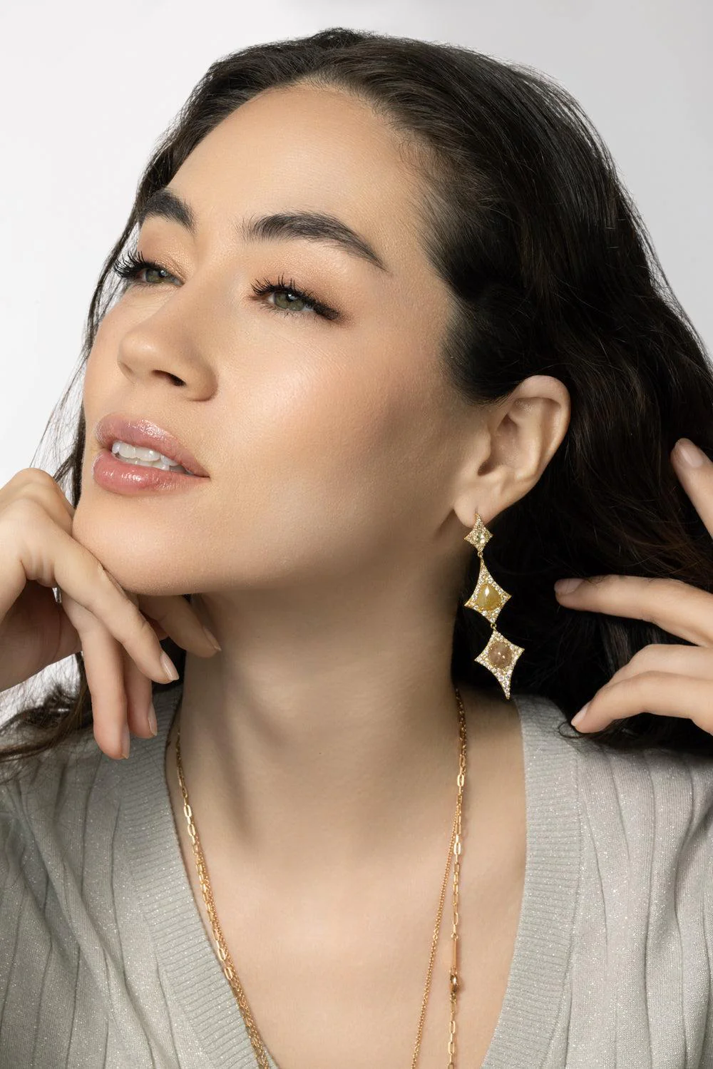 Fancy Diamond Serengeti Earrings - Image 2