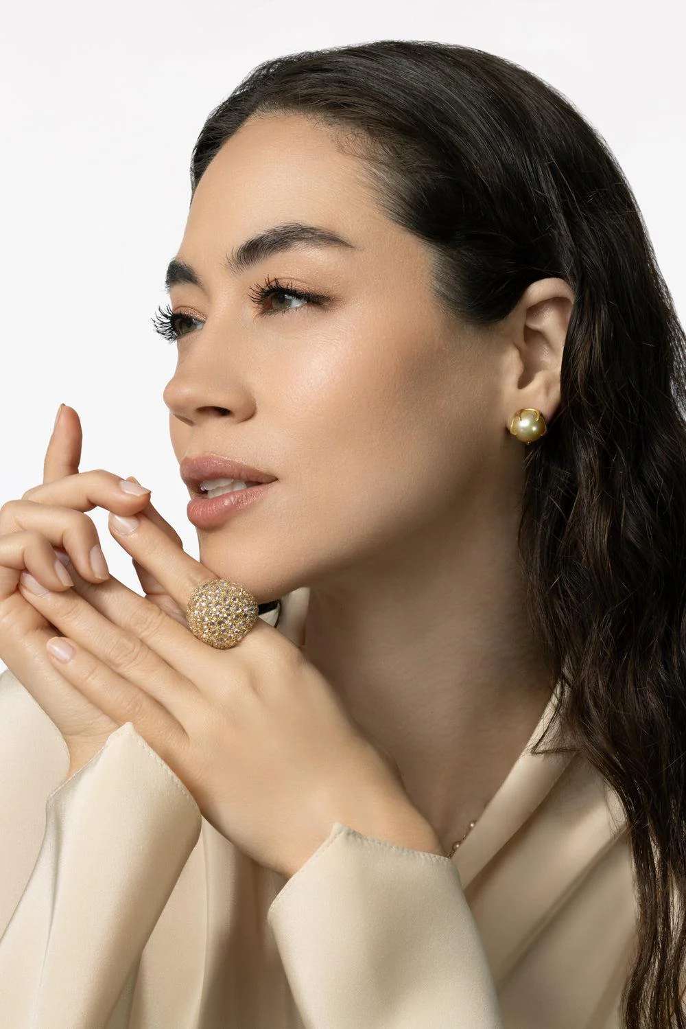 Not Your Grandmother Pearl Earrings - Image 2