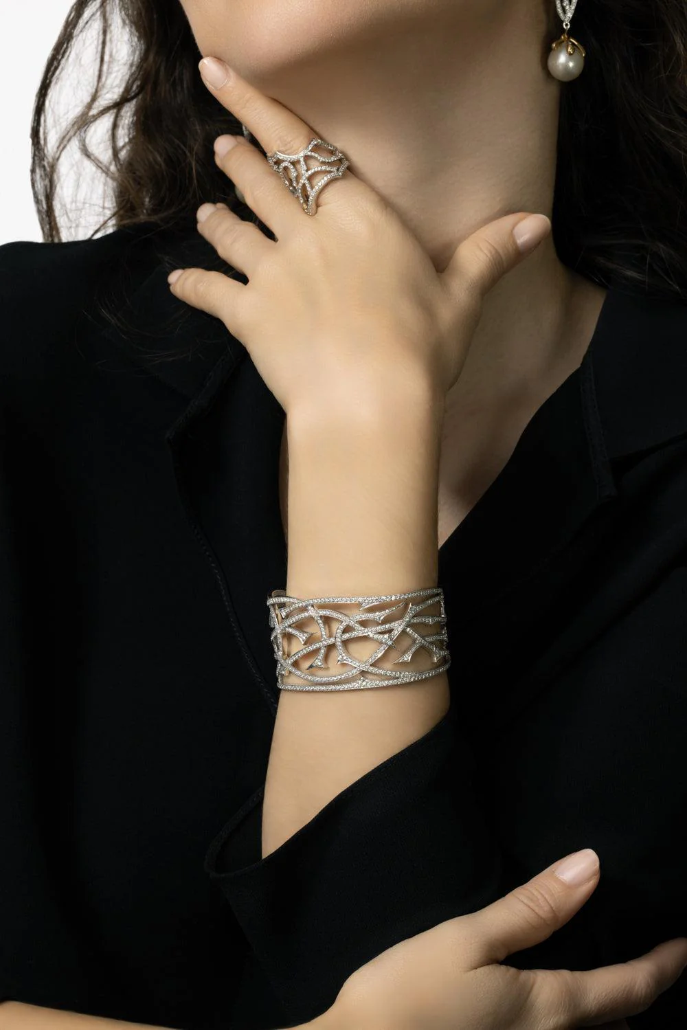Vines In The Woods Diamond Bracelet - Image 4