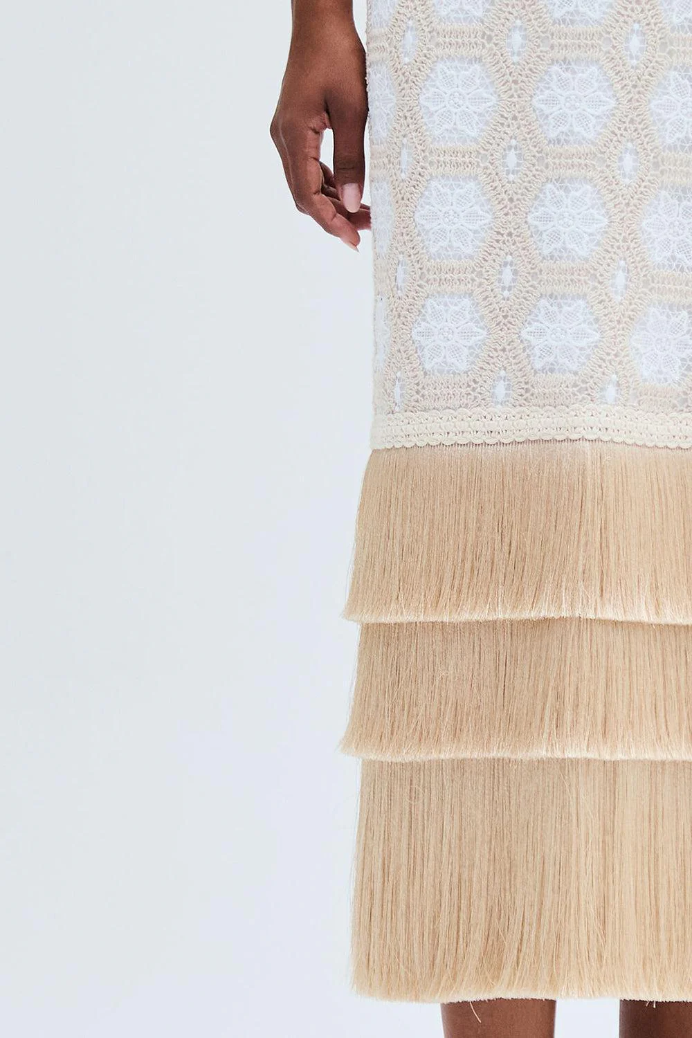Plunge Midi Dress - Image 3