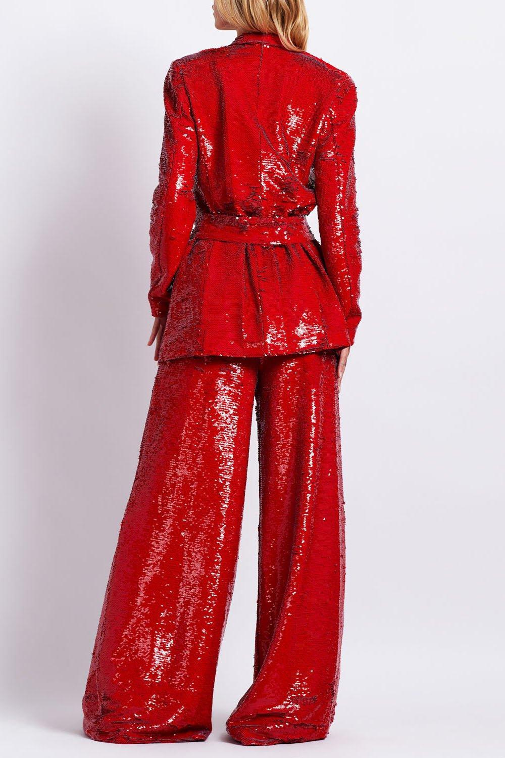 Sequin Belted Blazer - Image 7