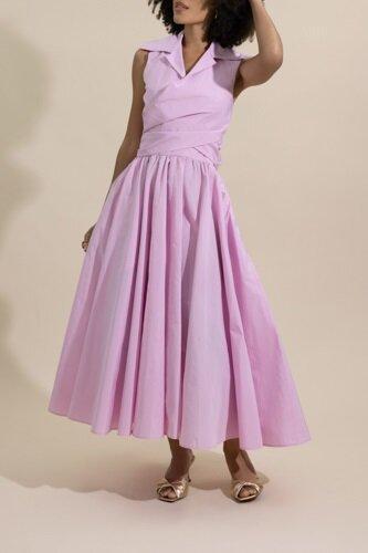 Draped Midi Dress - Image 2