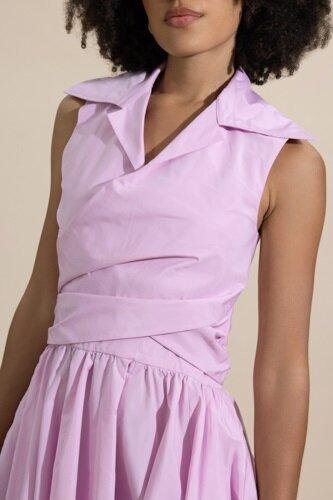 Draped Midi Dress - Image 3