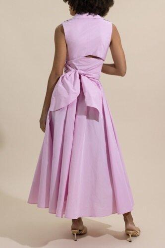 Draped Midi Dress - Image 4