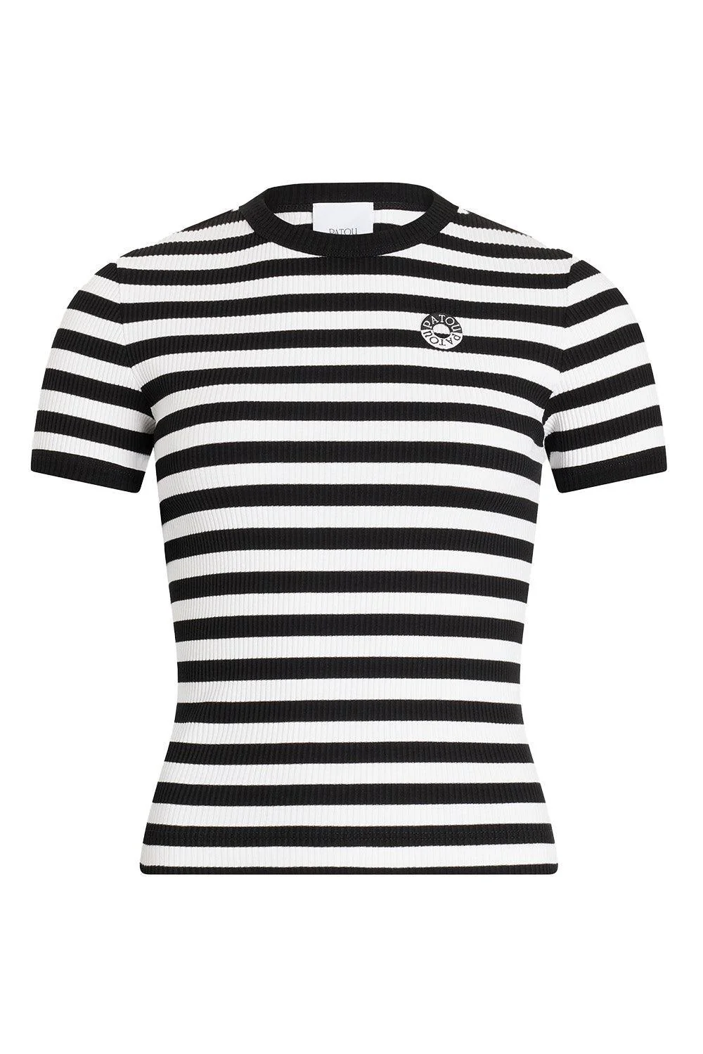 Ribbed Stripe Tee