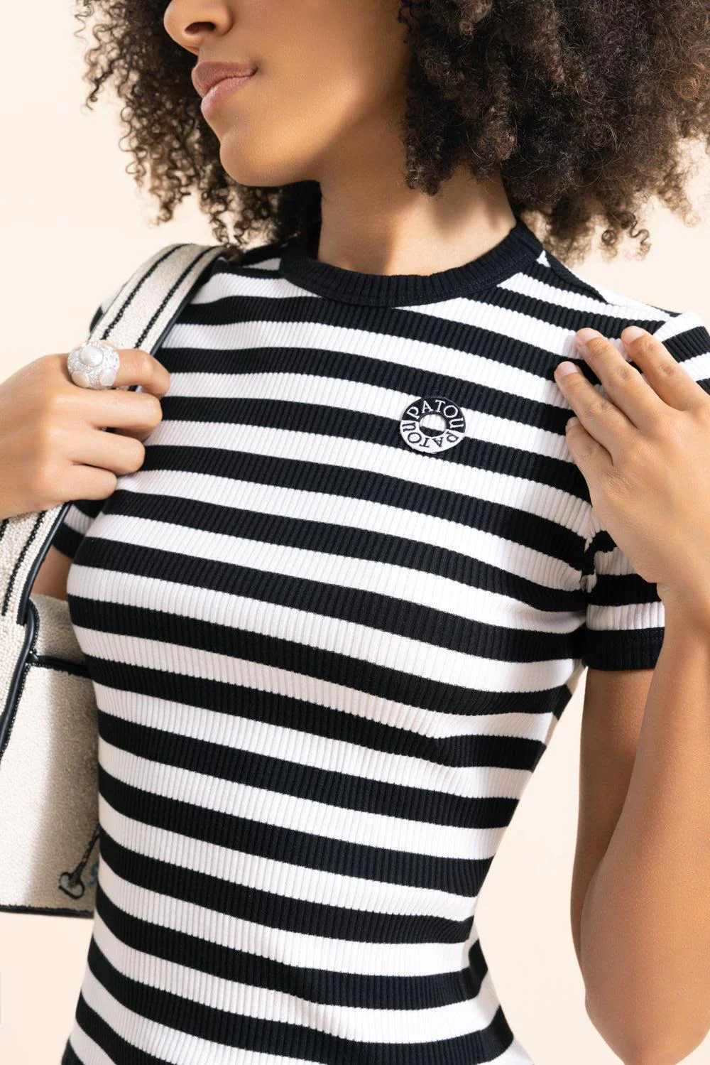 Ribbed Stripe Tee - Image 3