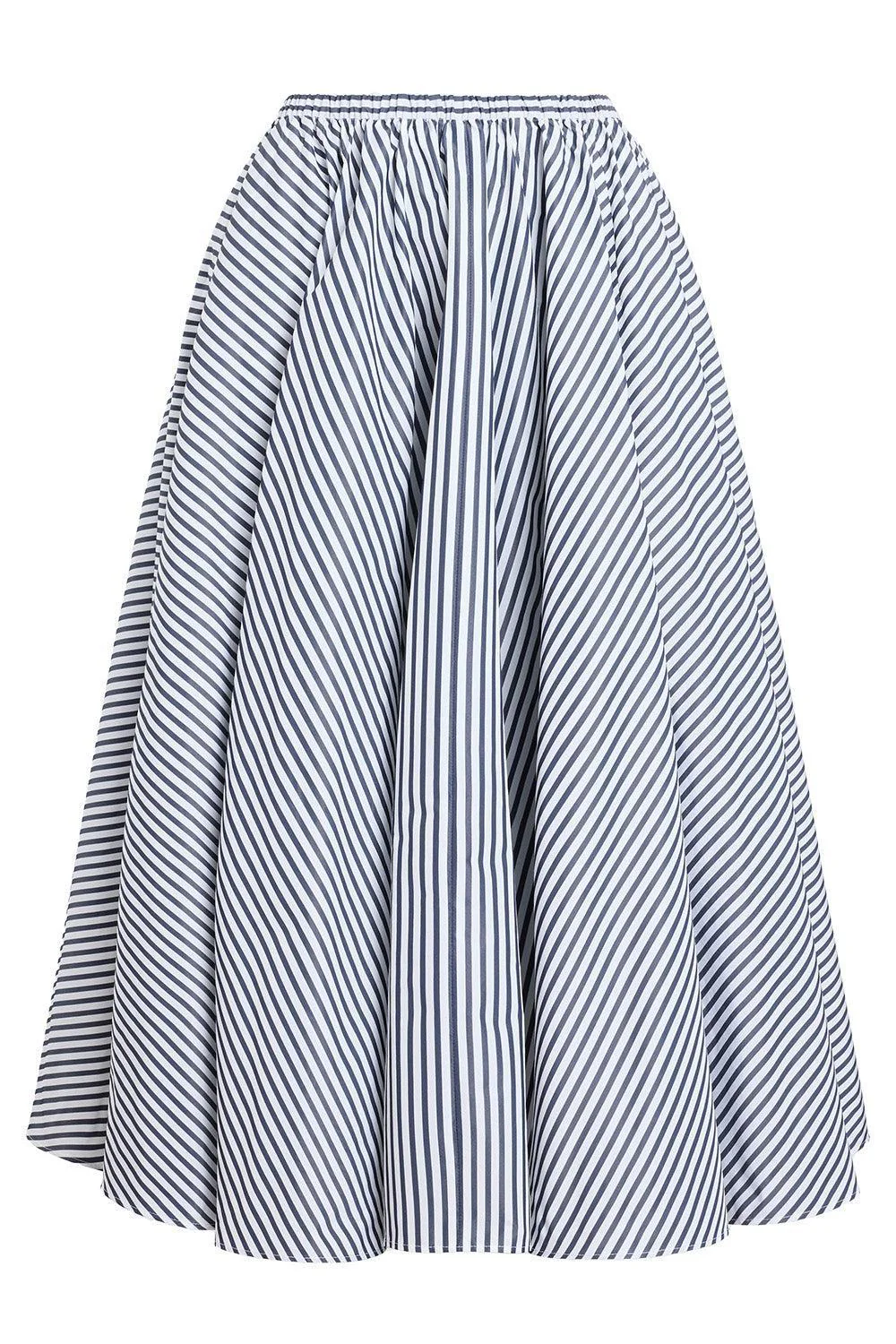 Stripe Midi Skirt
