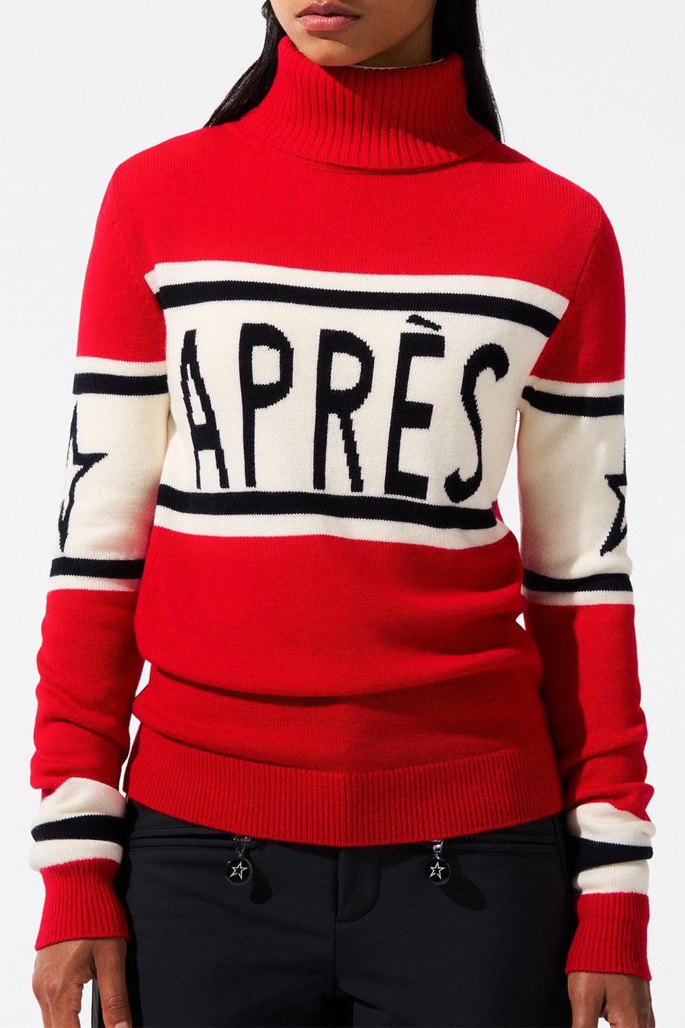 Apres Sweater - Snow & Dark Chocolate - Image 2