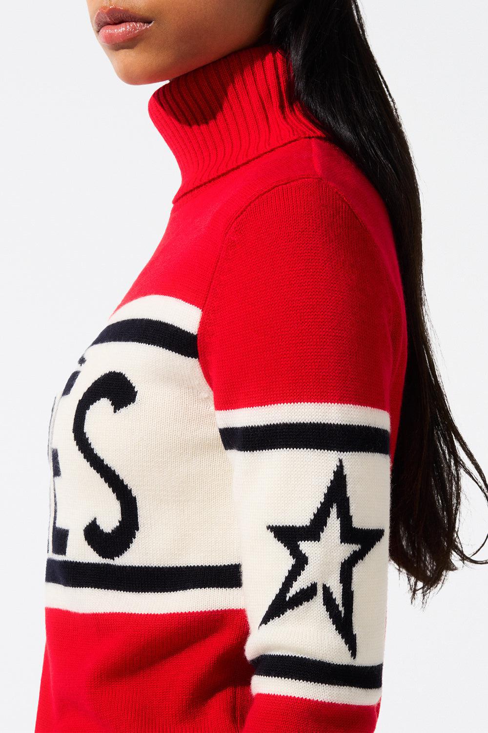 Apres Sweater - Snow & Dark Chocolate - Image 4