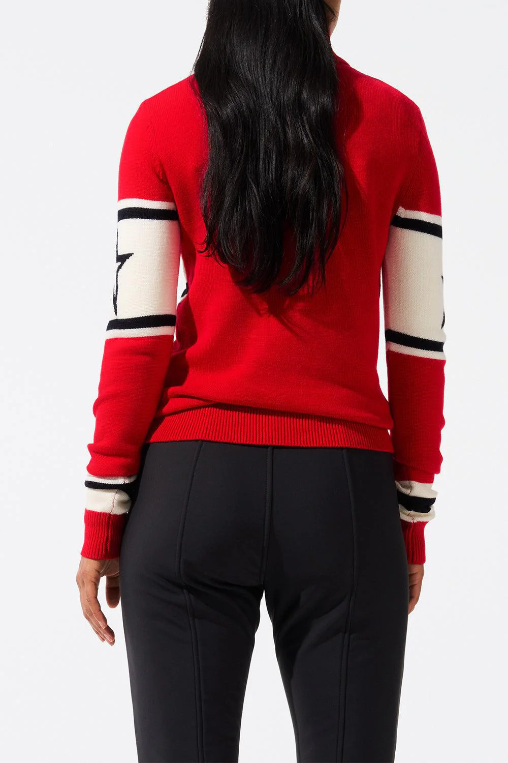 Apres Sweater - Snow & Dark Chocolate - Image 5