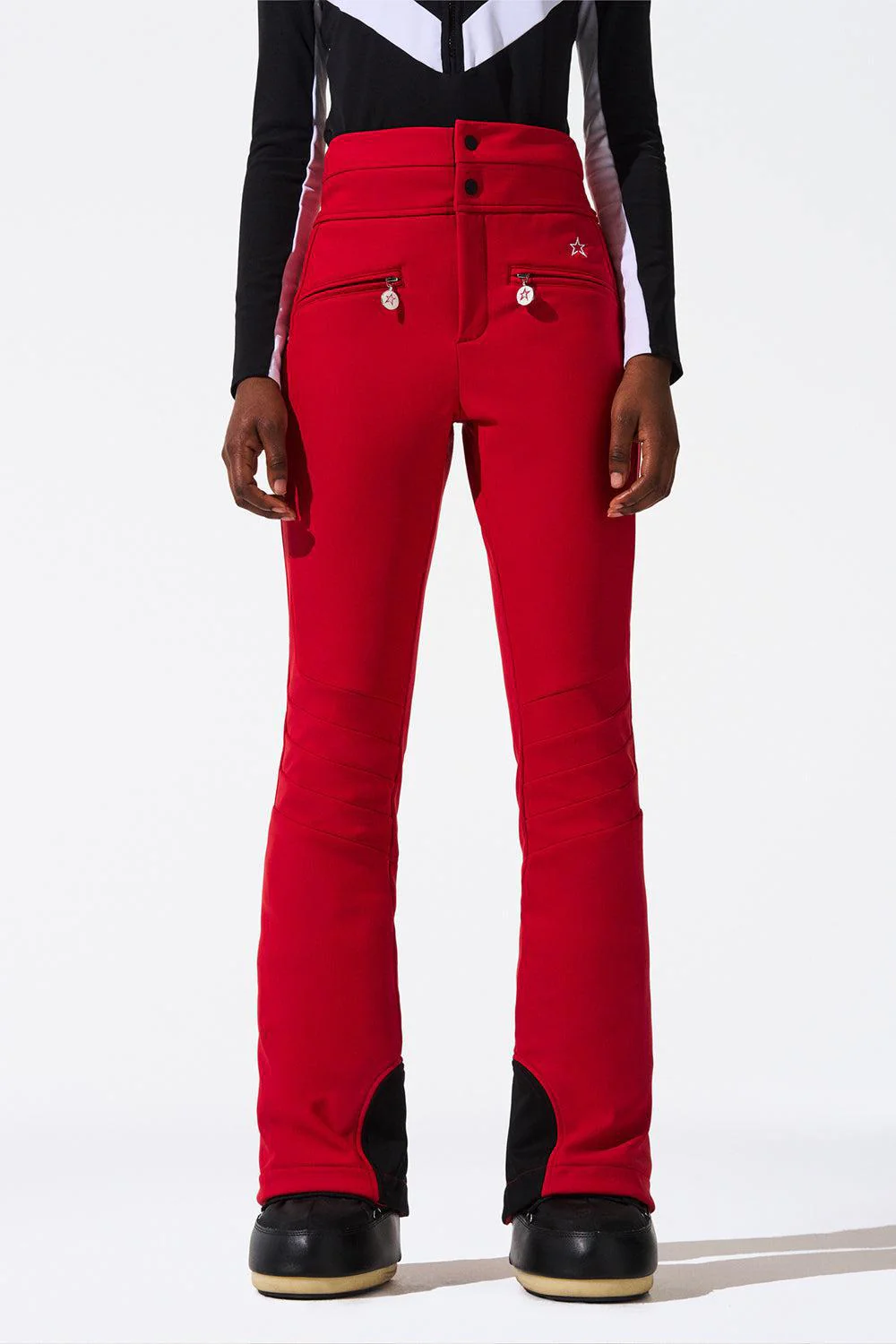 Aurora Flare Ski Pant - Red - Image 3