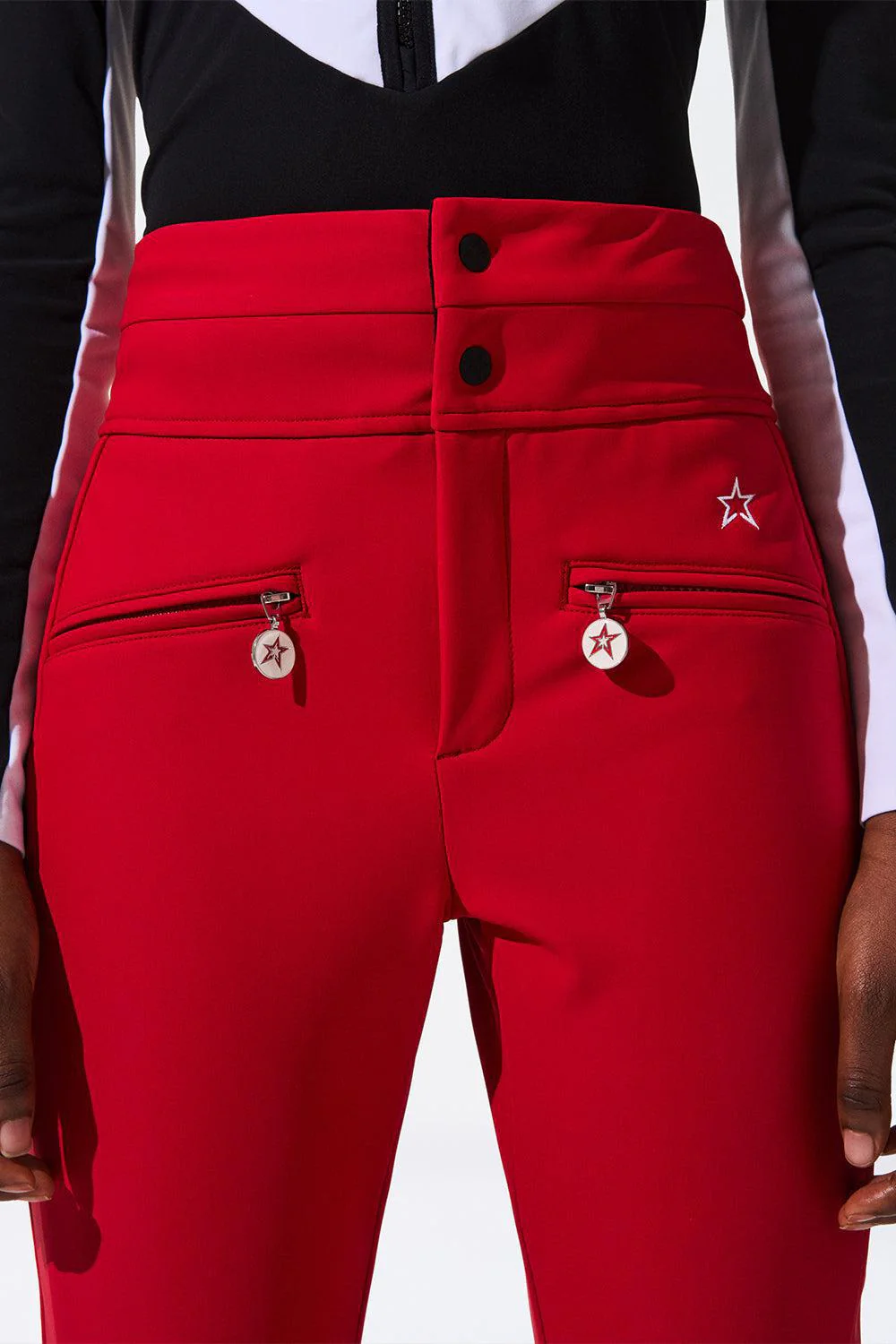 Aurora Flare Ski Pant - Red - Image 4