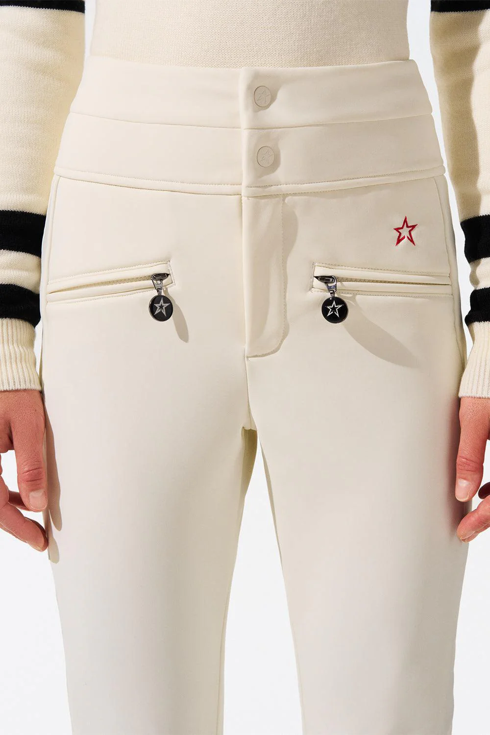 Aurora Flare Ski Pant - Snow White - Image 5