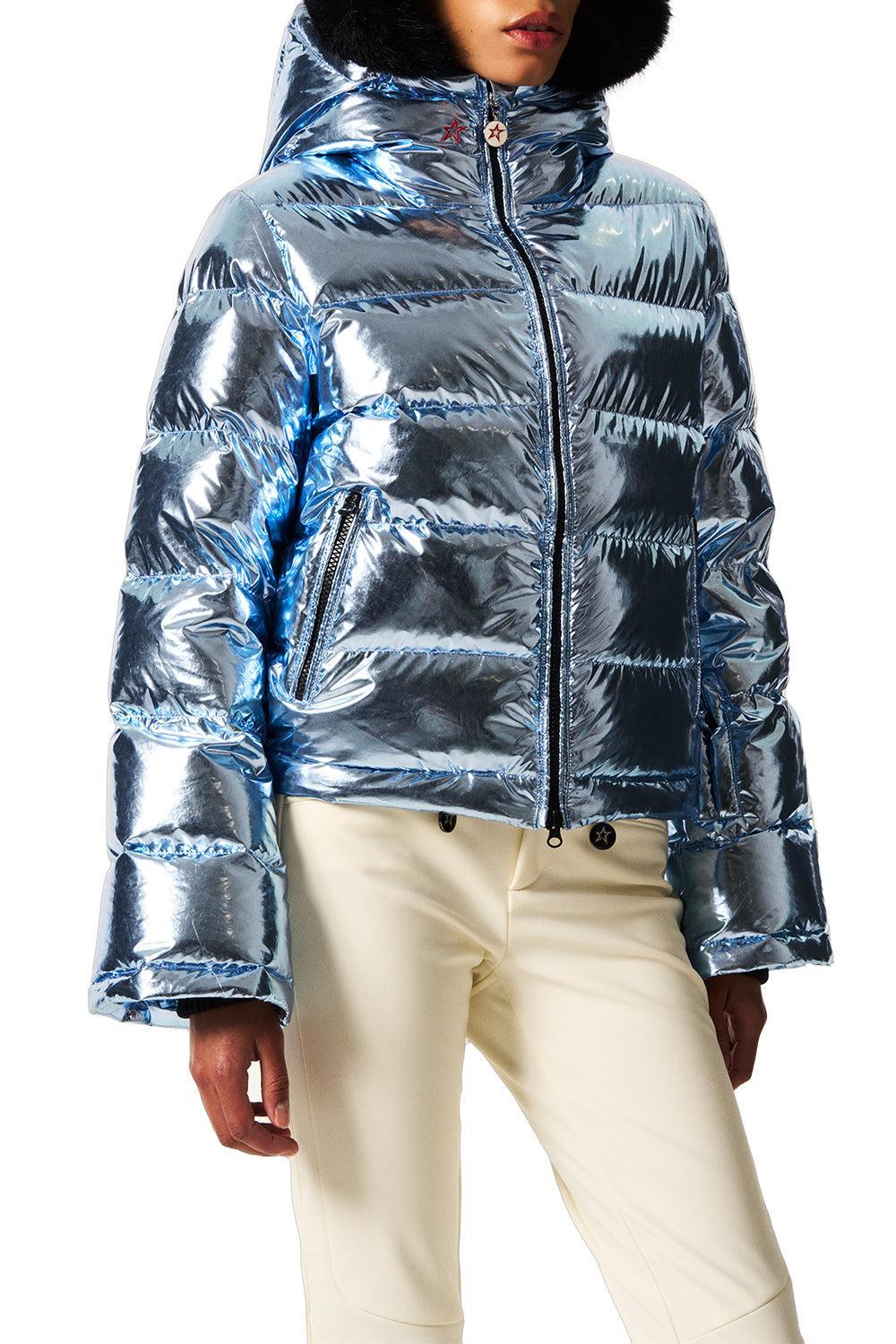 Polar Flare Ski Jacket II - Light Blue Foil - Image 2
