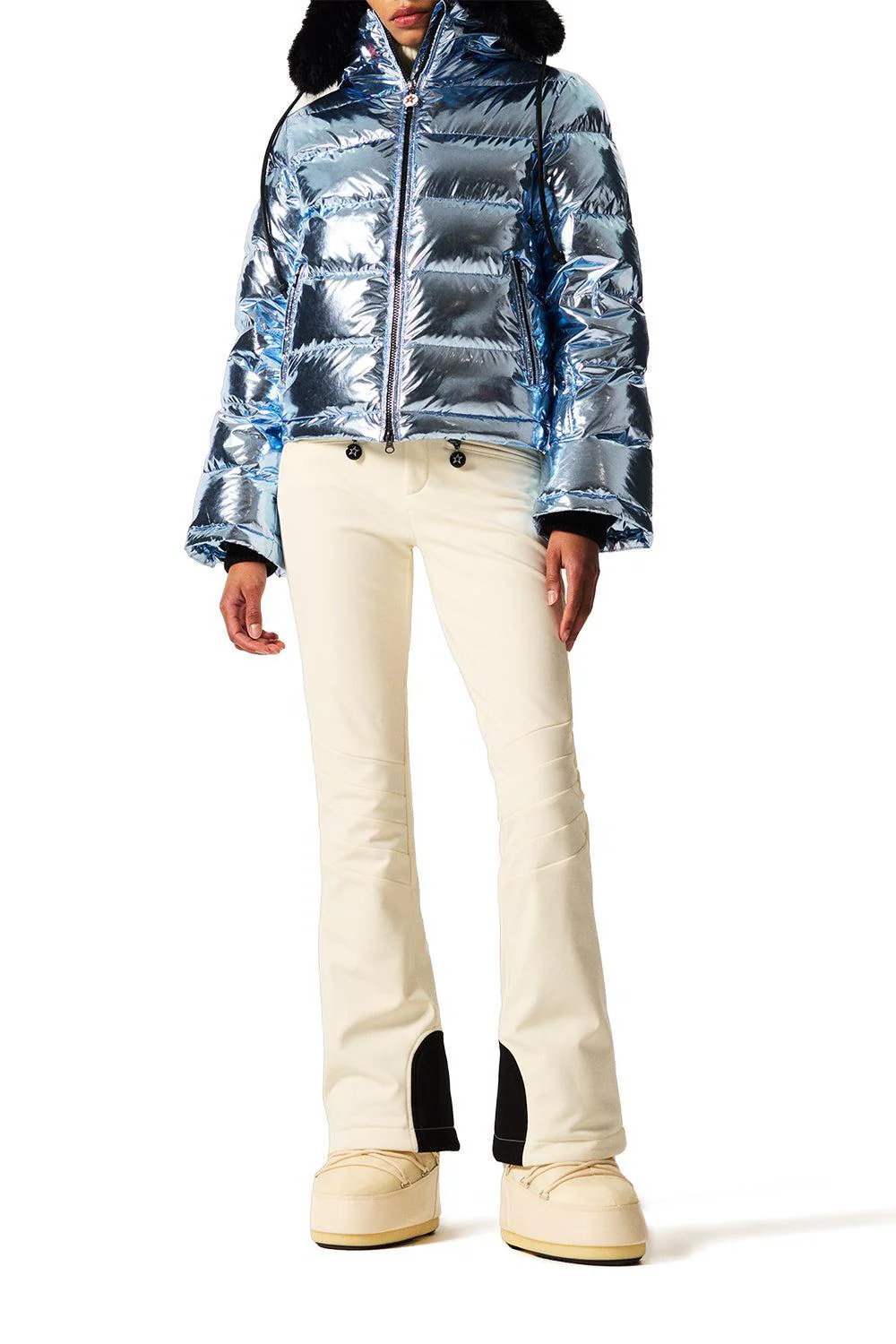 Polar Flare Ski Jacket II - Light Blue Foil - Image 3