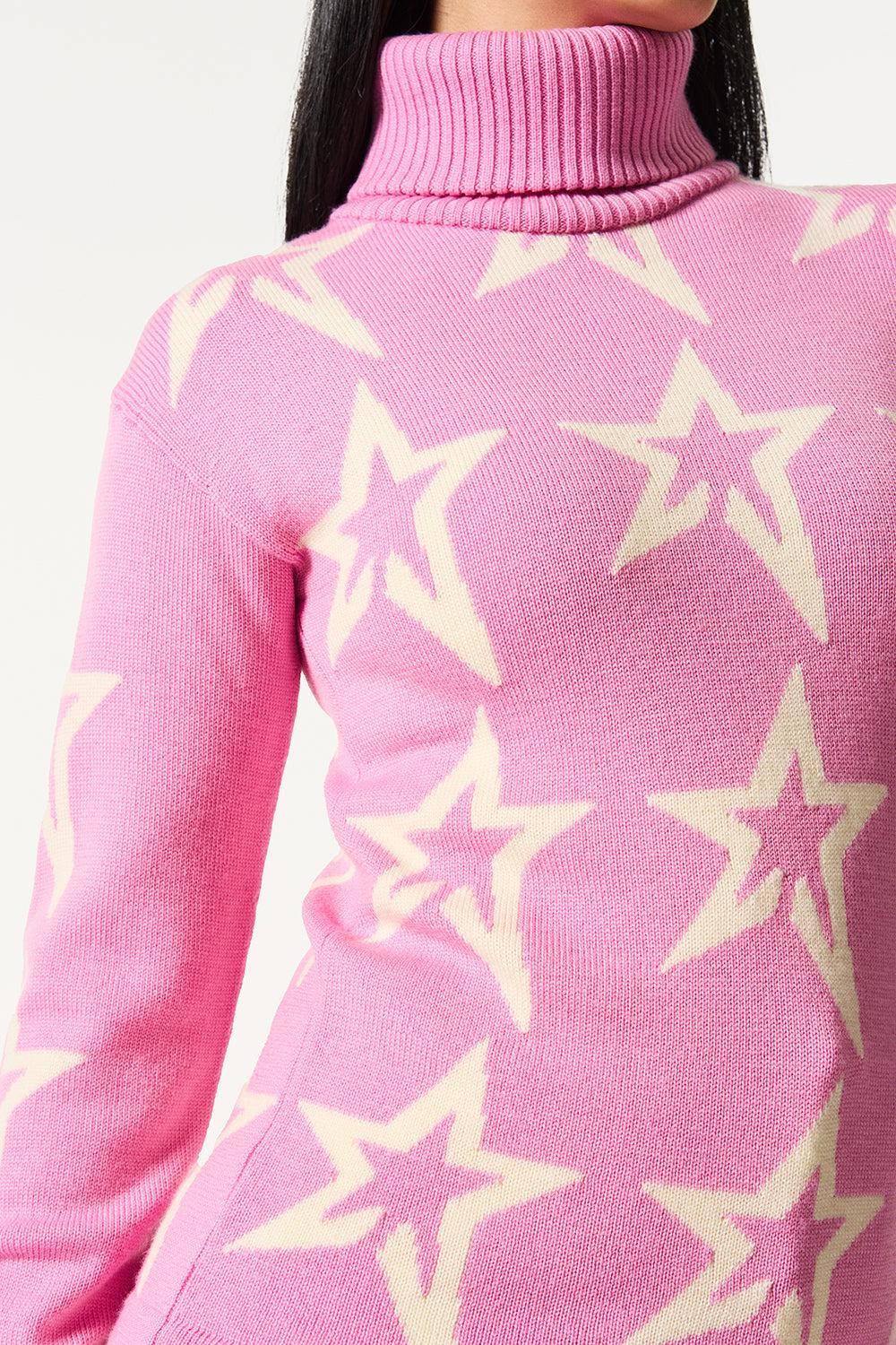Star Dust Sweater - Lilac White - Image 4
