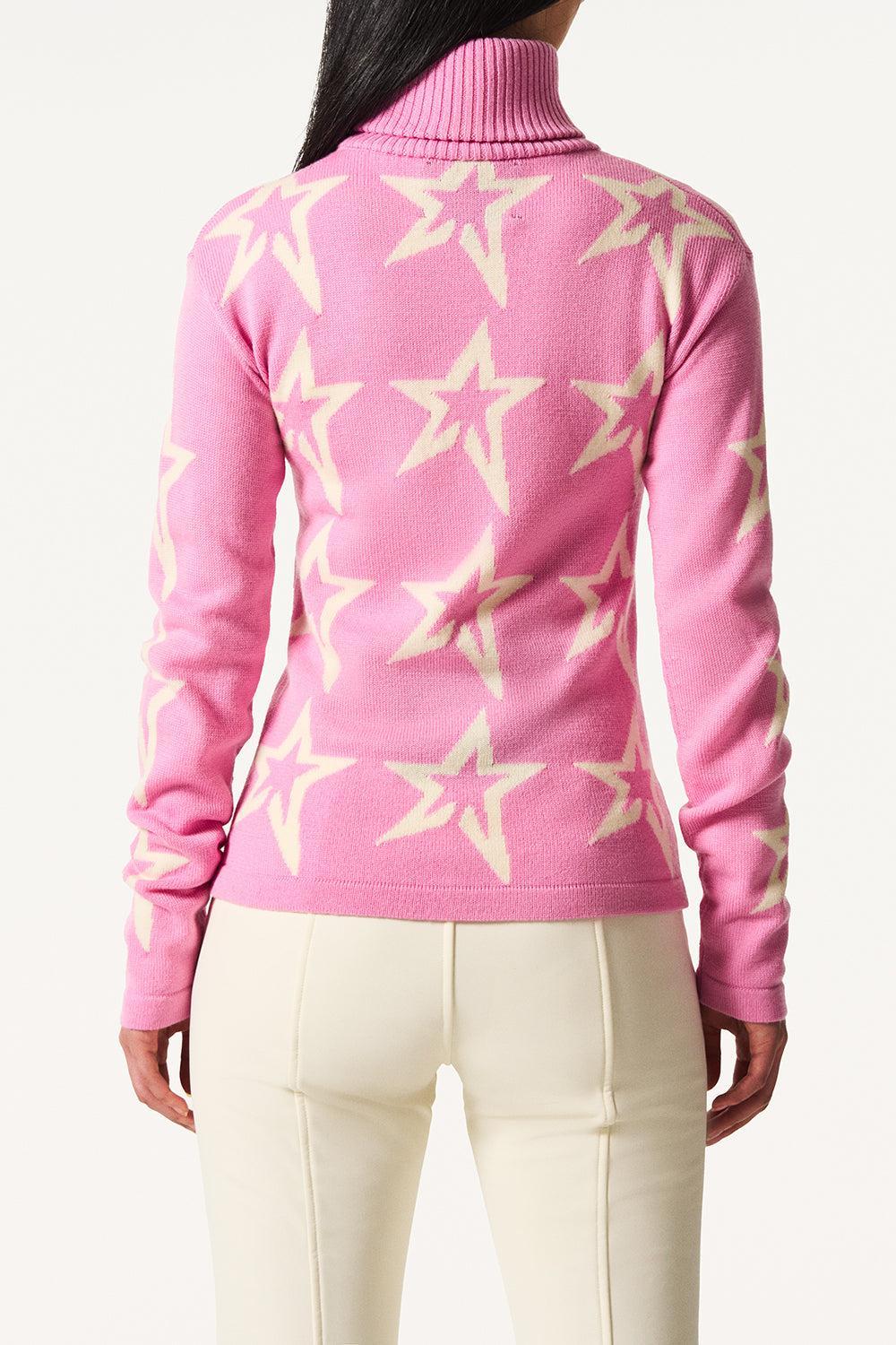 Star Dust Sweater - Lilac White - Image 5