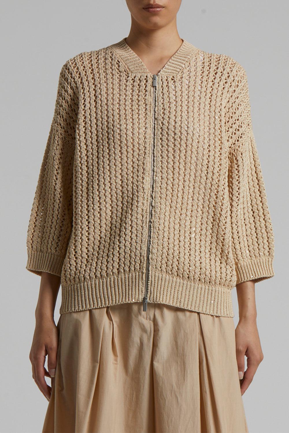 Knit Bomber Jacket - Image 2