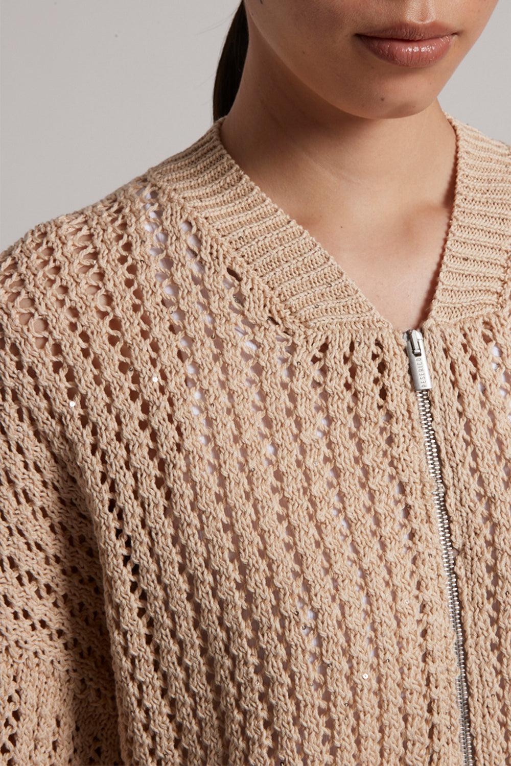 Knit Bomber Jacket - Image 3