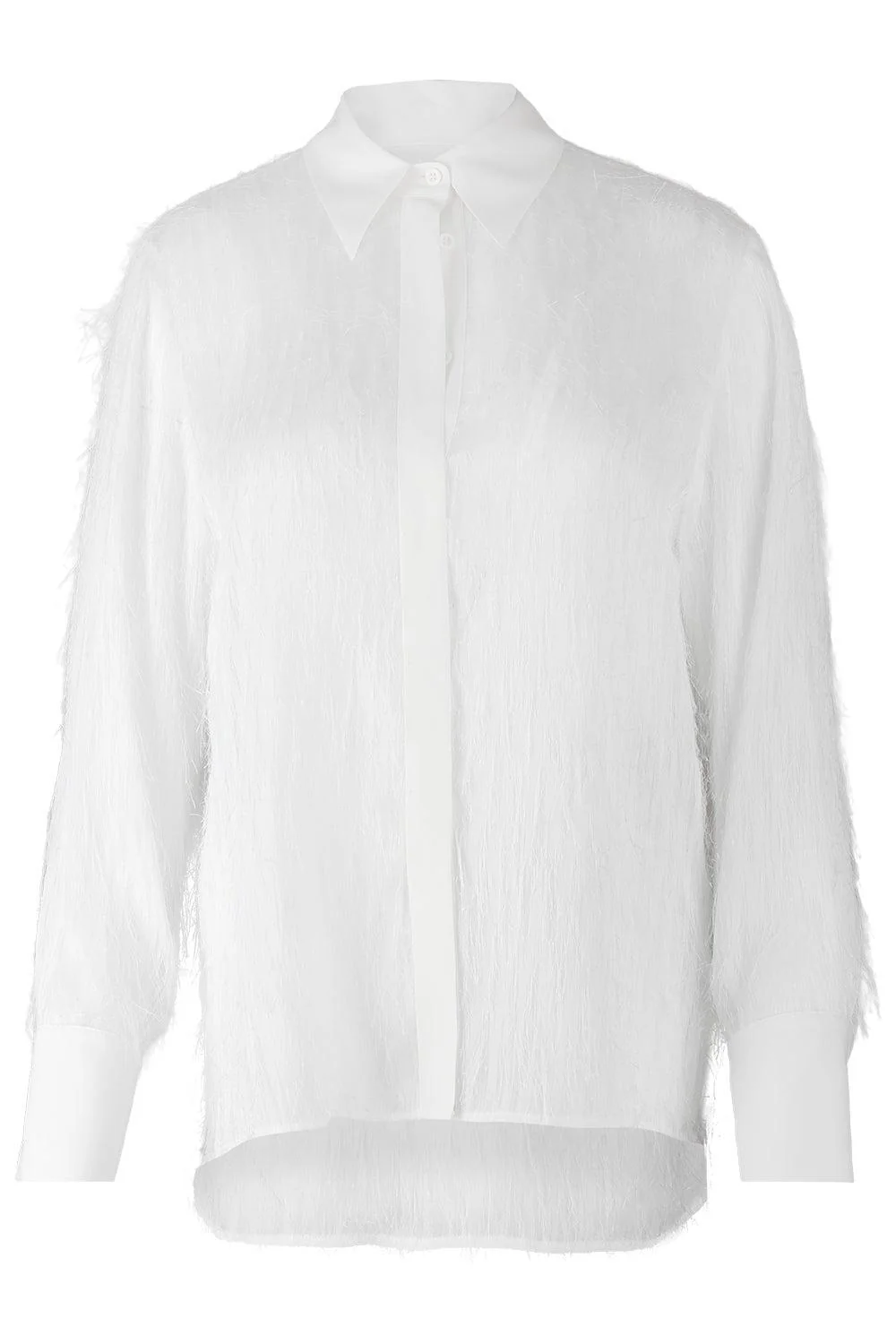 Fringe Collared Blouse