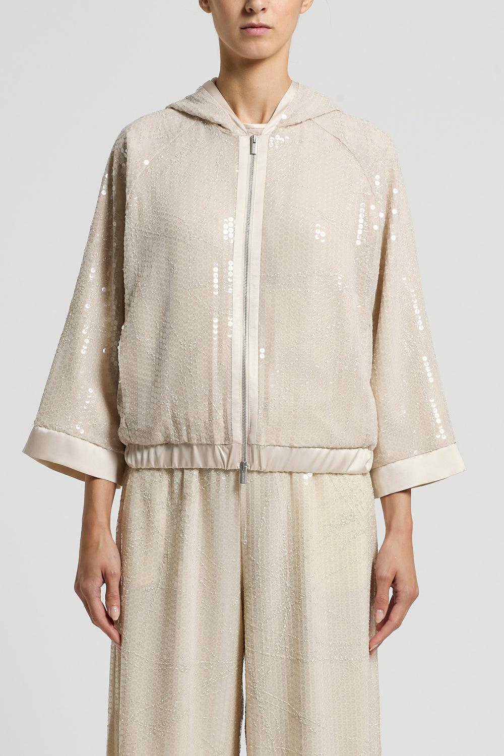 Embroidered Zip Up Jacket - Image 2