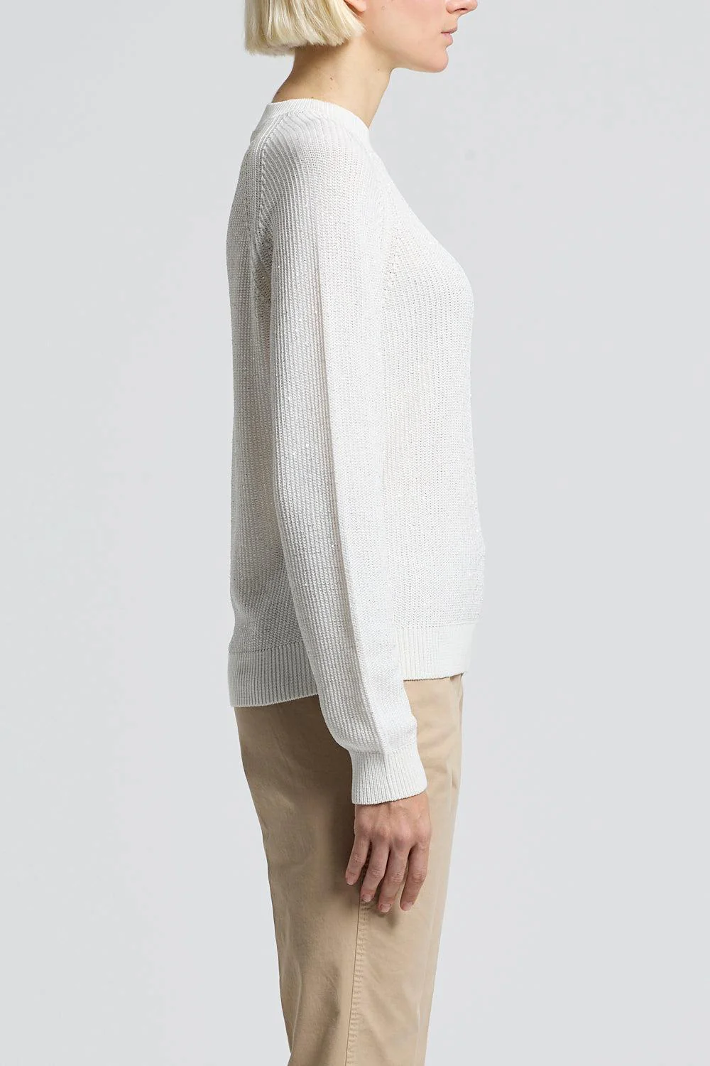 Long Sleeve Crew Neck Sweater - Image 4