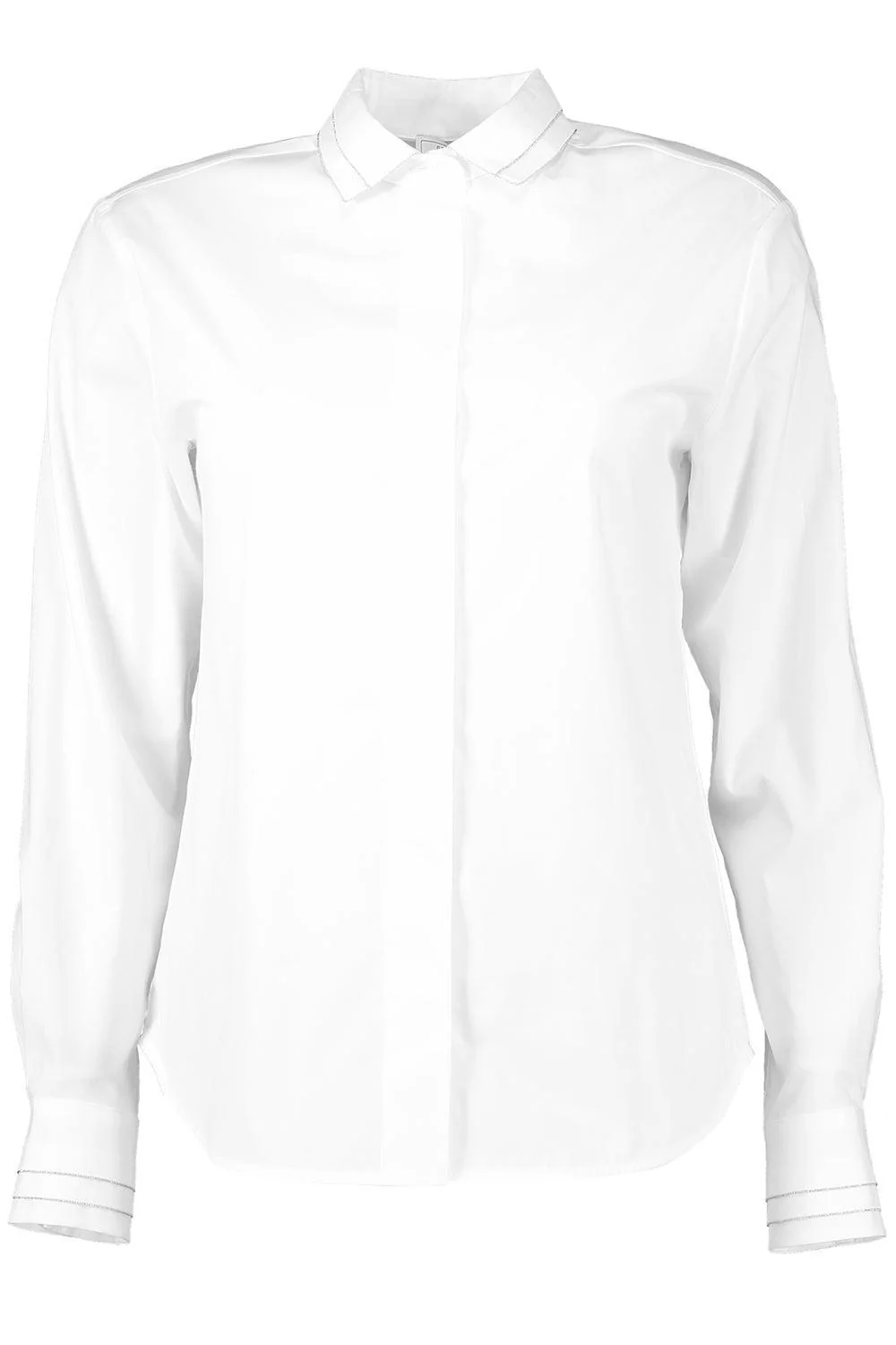 Long Sleeve Pleated Shirt