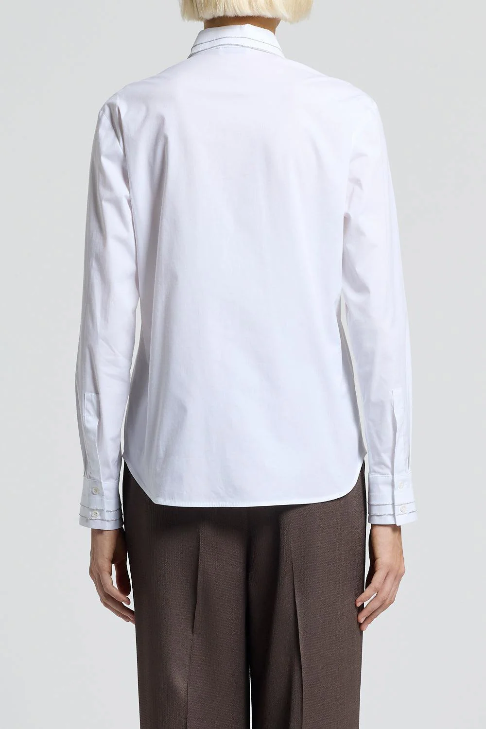 Long Sleeve Pleated Shirt - Image 5