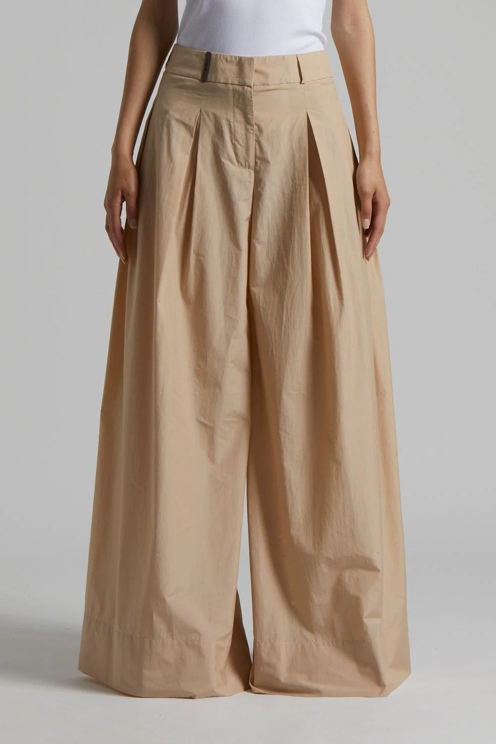 Wide Leg Pleated Pant - Image 2