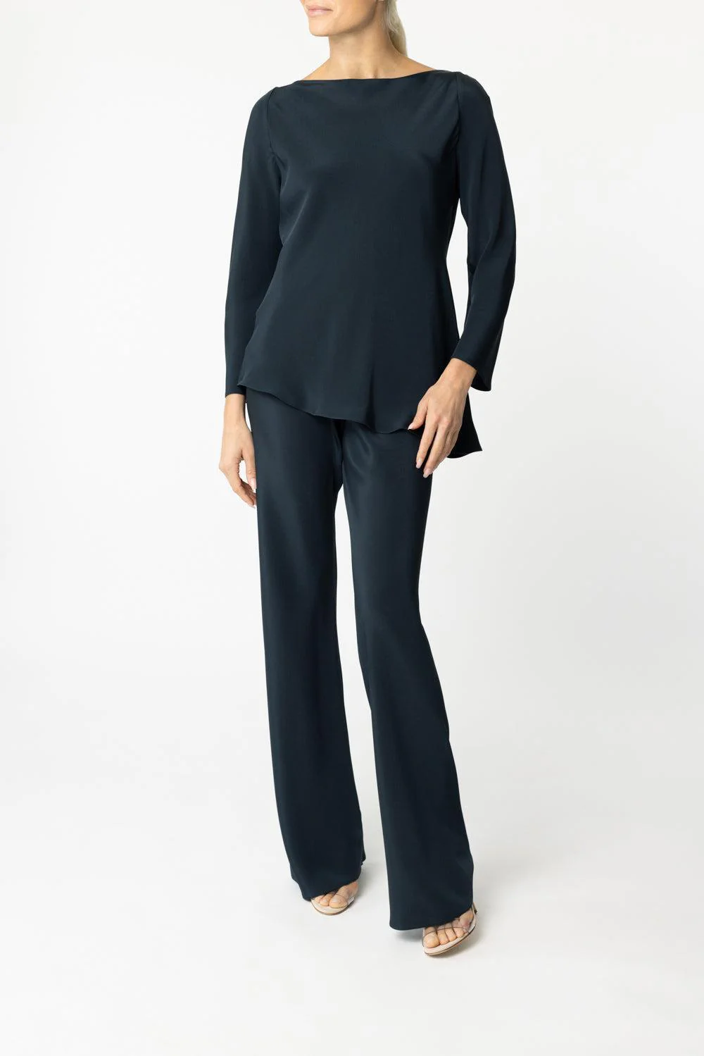 Asymmetrical Par Tunic - Navy - Image 2