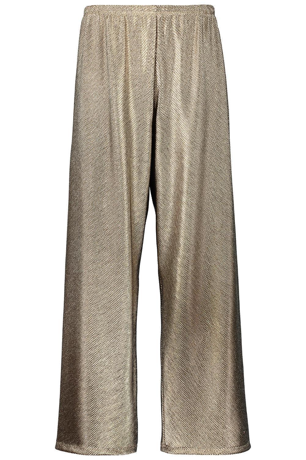 Bias Crop Pant - Gold