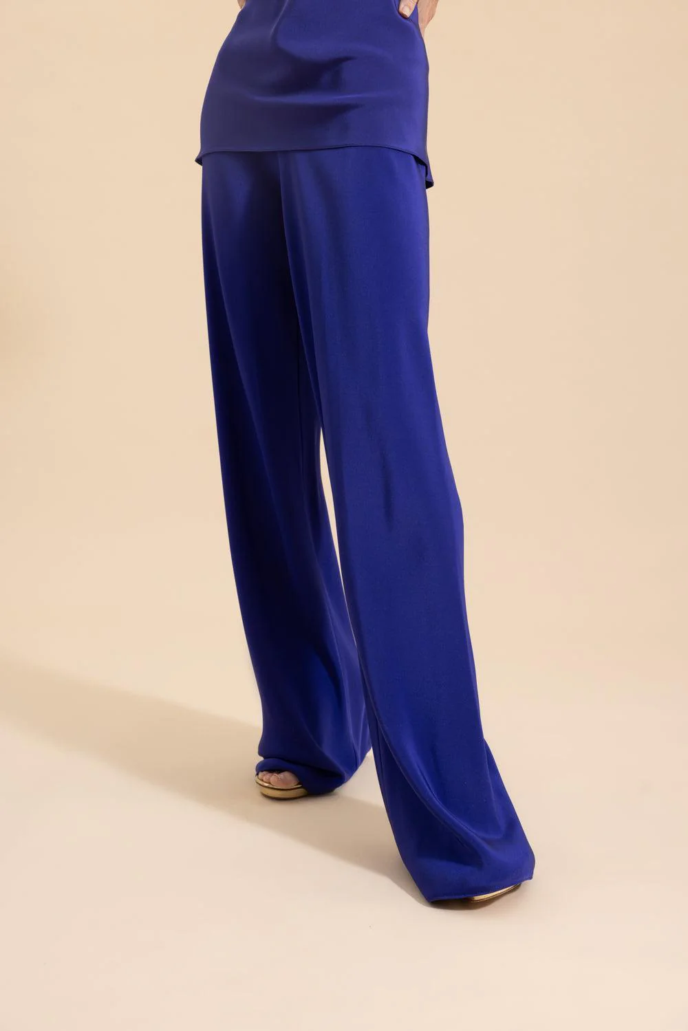 Bias Wide Leg Pant - Sappho Blue - Image 3
