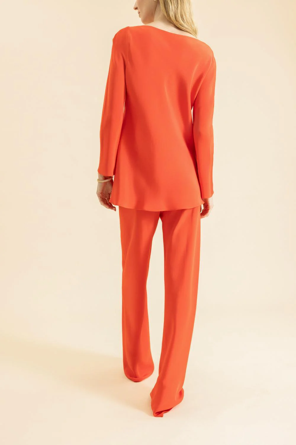 Bias Wide Leg Pant - Red Hot - Image 4