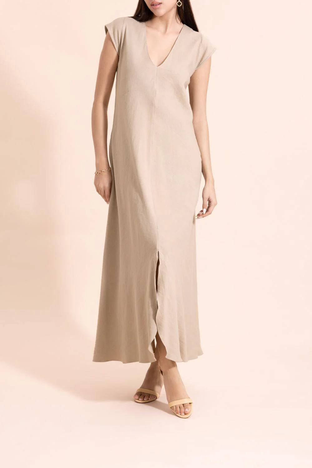 Doves Maxi Dress - Sand - Image 2