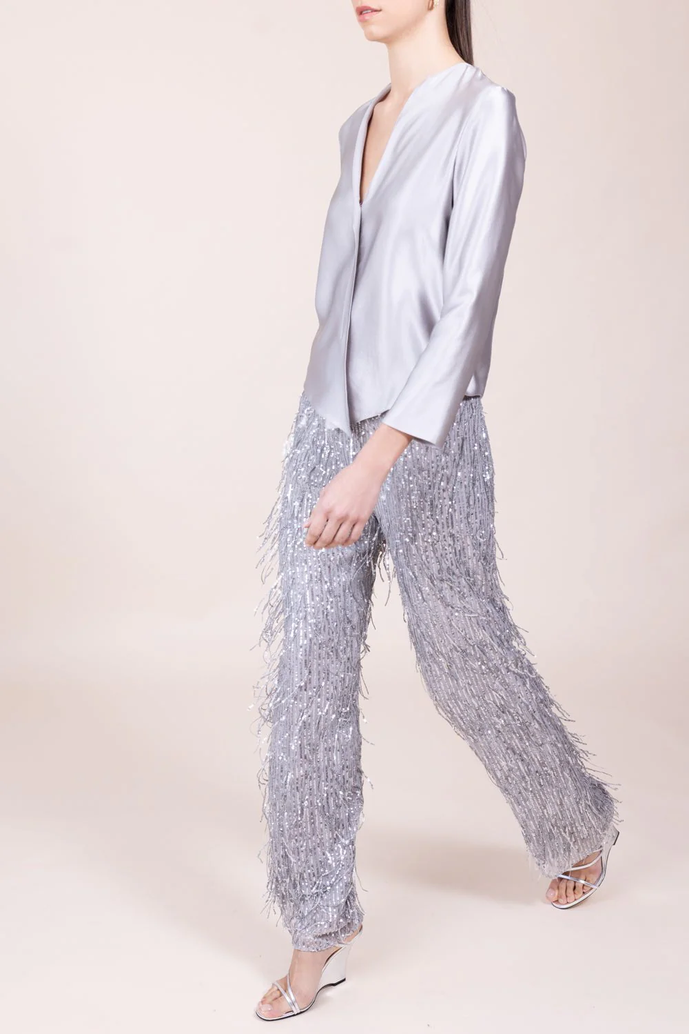 House Blouse - Silver - Image 3