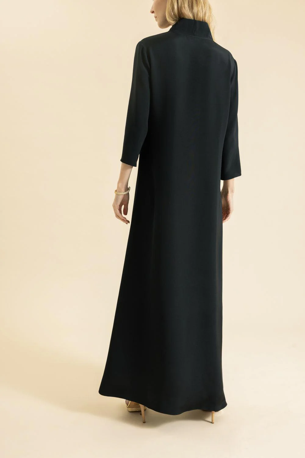 Long Frolic Dress - Black - Image 4