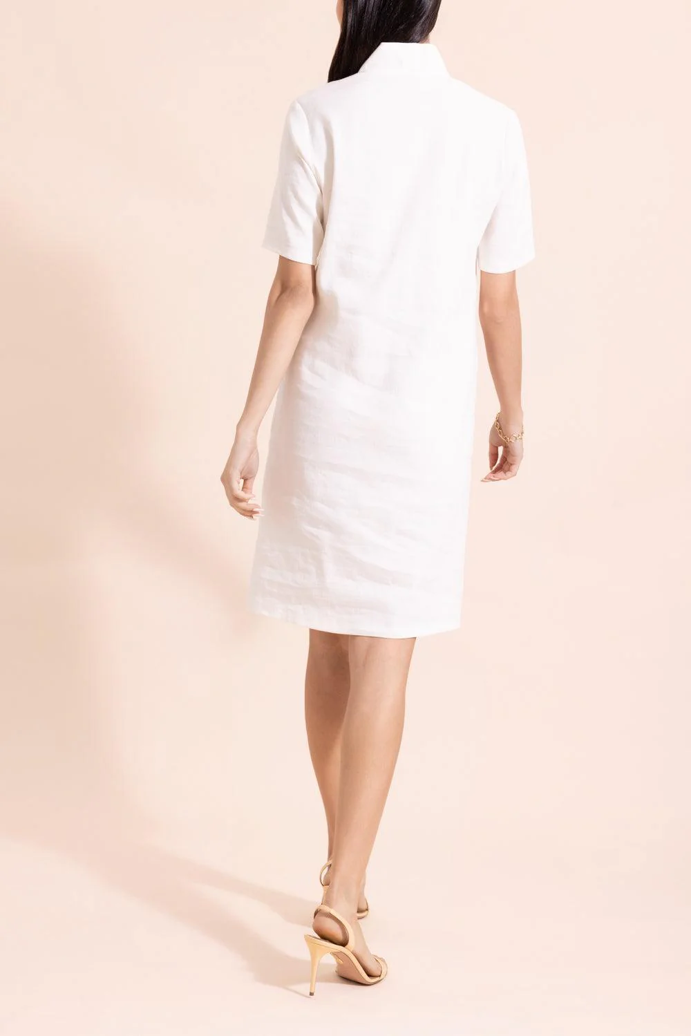 Paola Midi Dress - Salt - Image 4