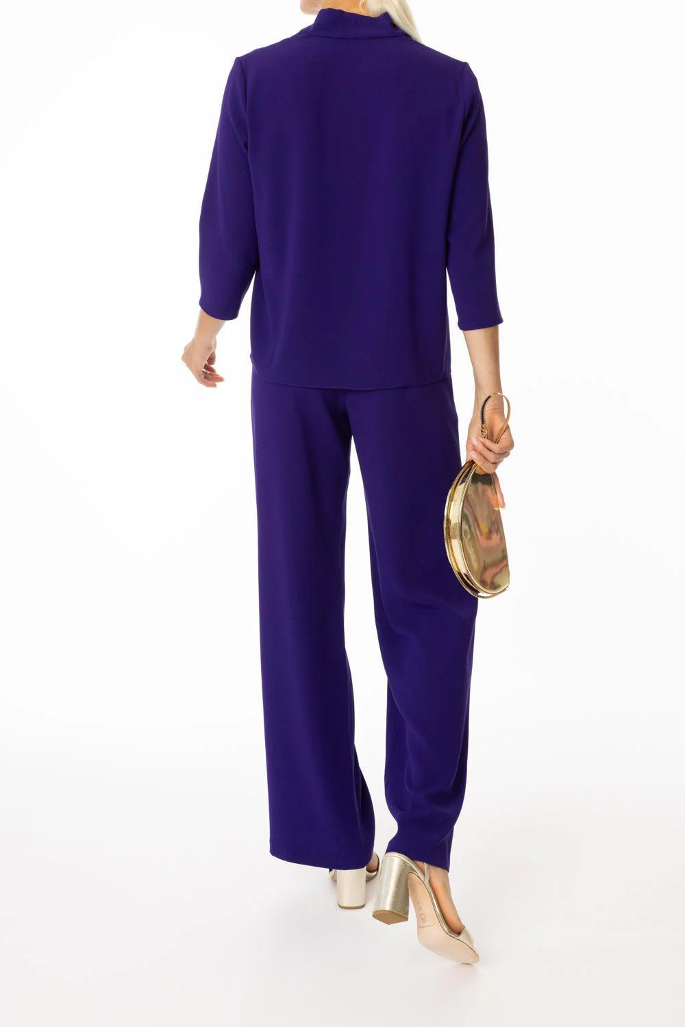 Square Front Frolic Top - Violet - Image 4