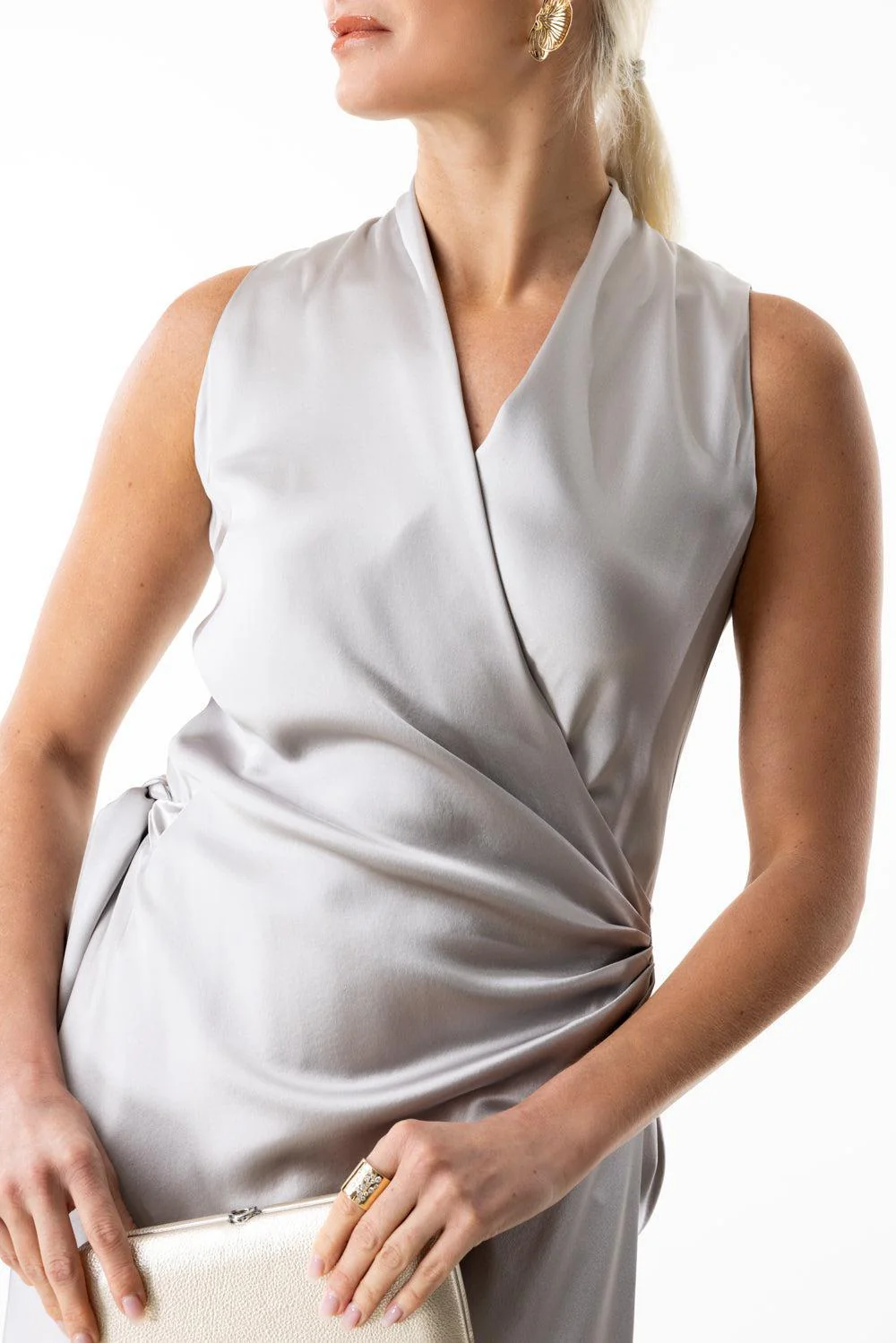 Vickie Dress - Silver - Image 4