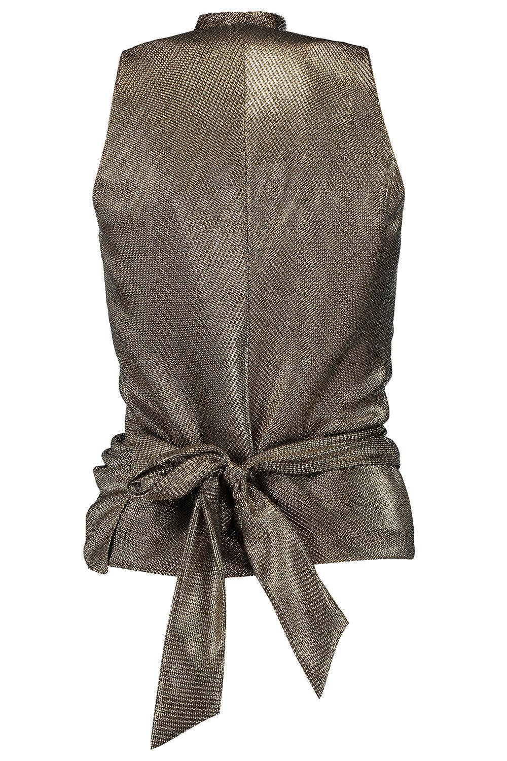 Wrap Top - Gold - Image 5