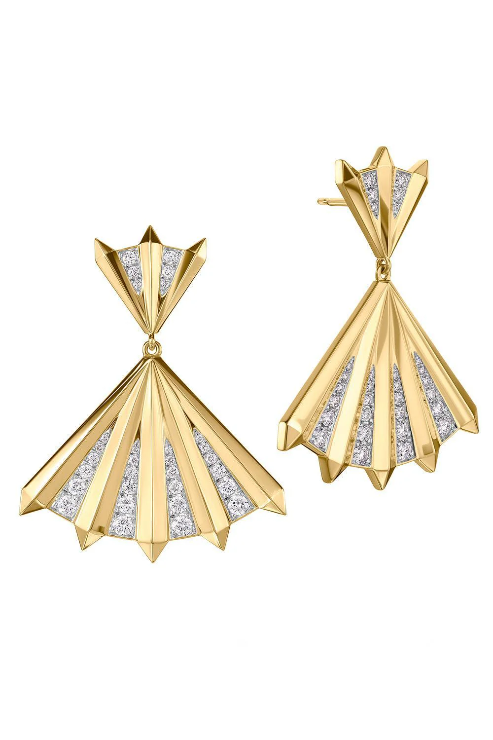 Aura Fan Drop Earrings