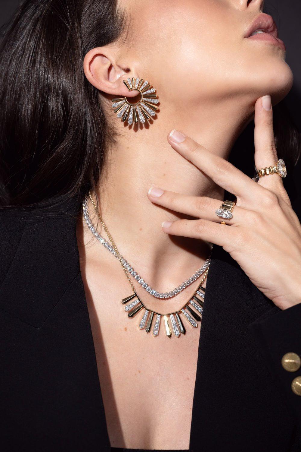 Aura Large Feathered Necklace - Image 5
