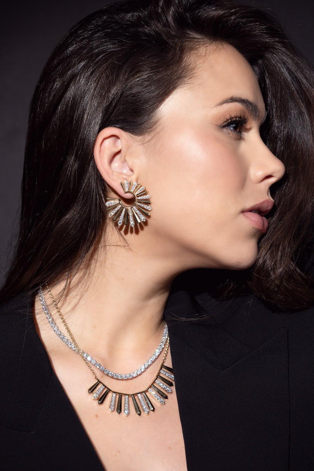 Aura Large Feathered Necklace - Image 6