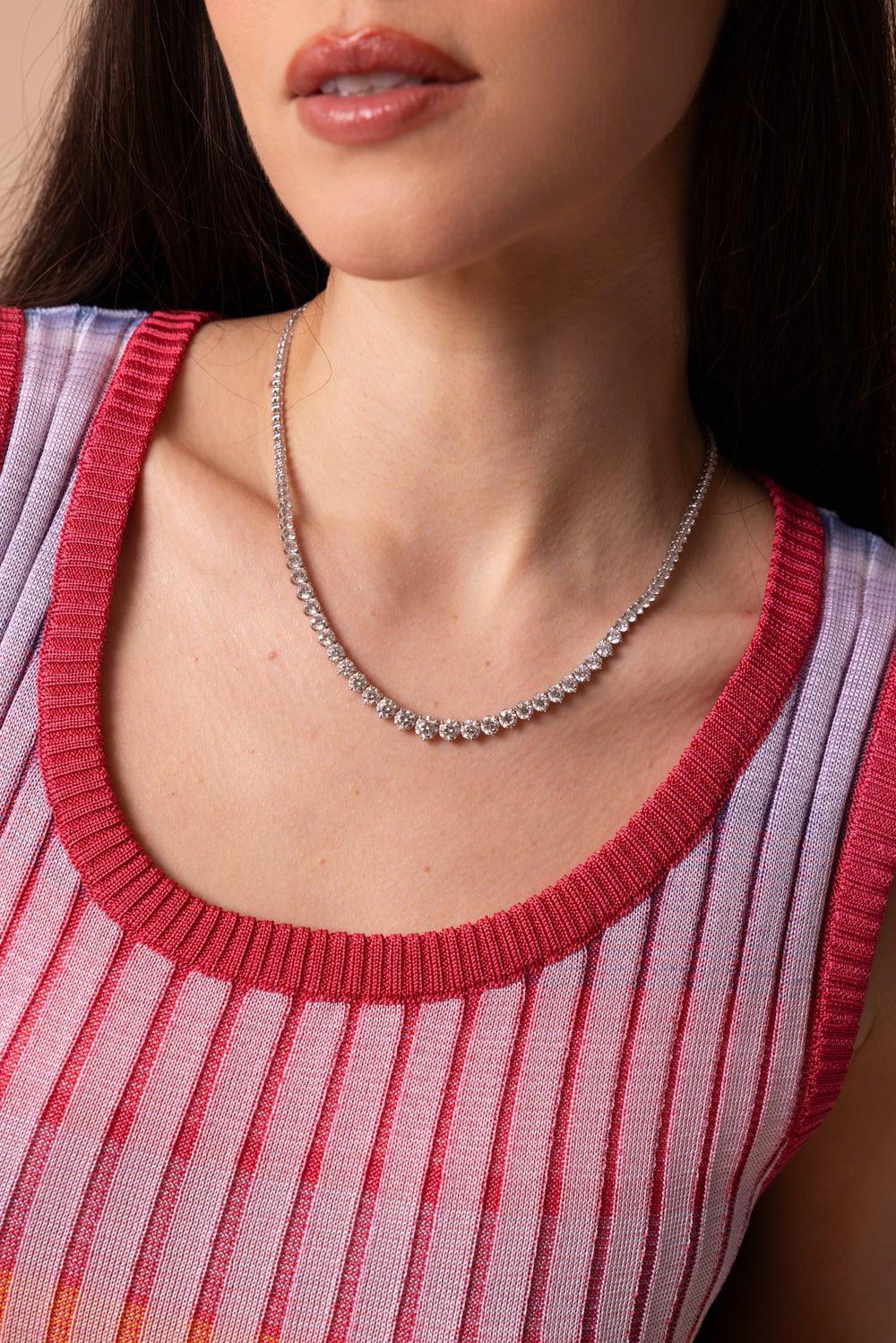 Diamond Riviera Necklace - Image 3